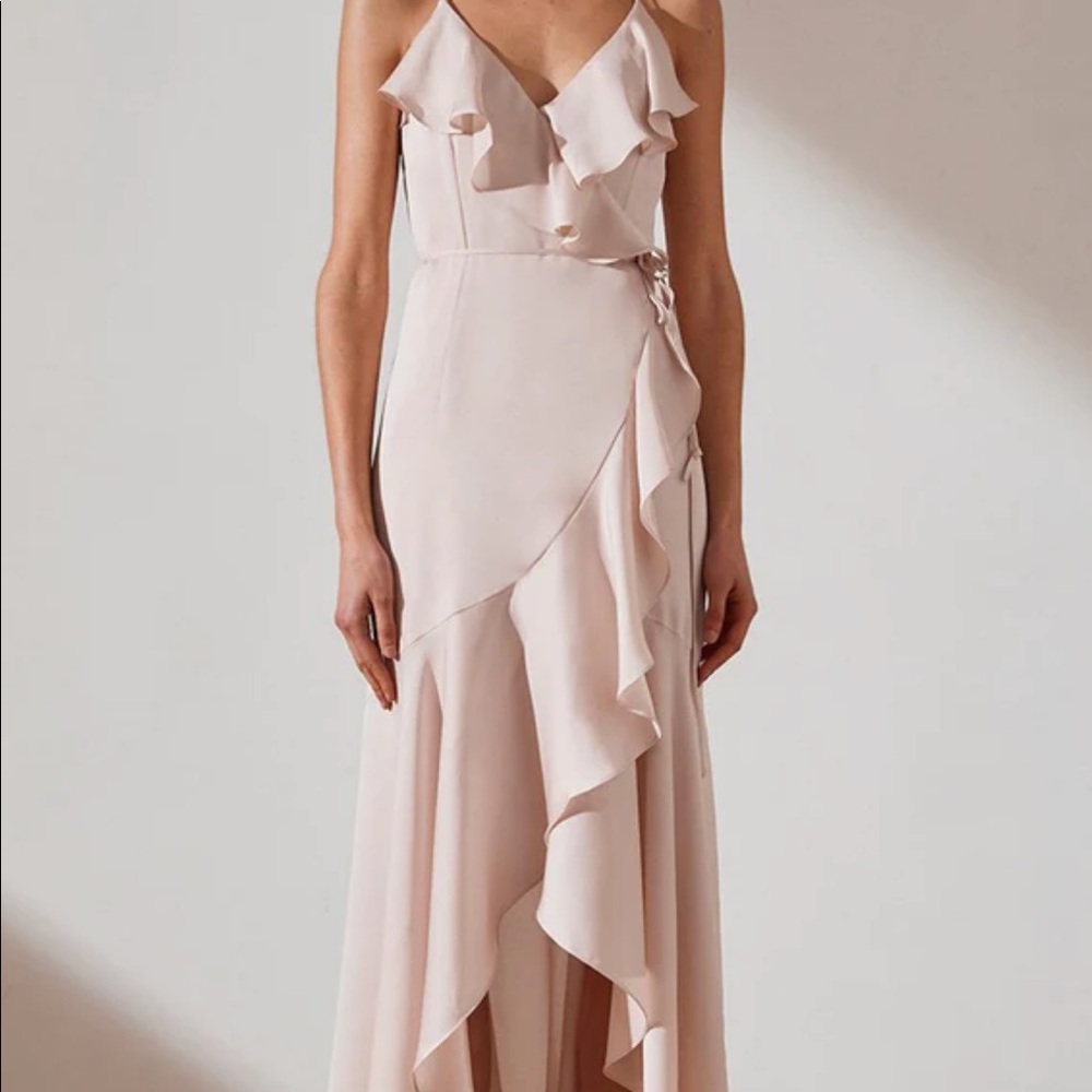 Shona Joy pale pink / porcelain dress